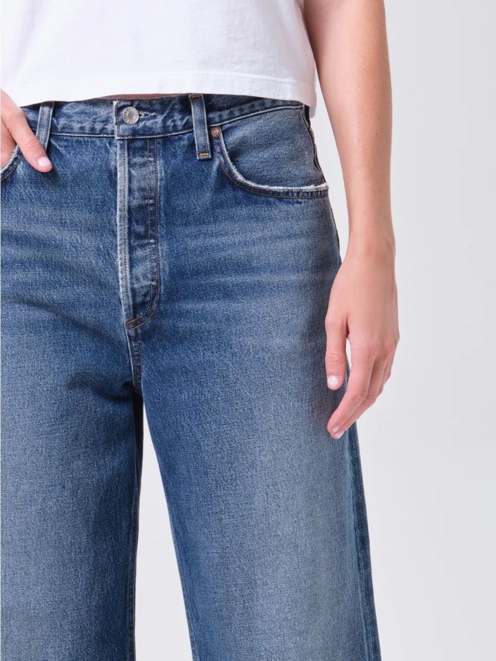 AGOLDE LOW-SLUNG BAGGY JEANS in SELECTION - Picture 2 of 6
